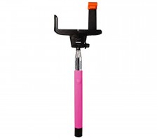 New iPlanet Bluetooth Selfie Stick Smartphone Mount for Android/Apple (Pink)