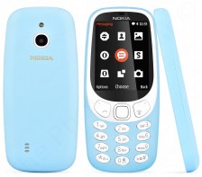 Unlocked Nokia 3310 Bar Cell Phone | TA-1036 -- 3G GSM | (Azure)