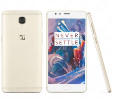 Unlocked OnePlus 3T Android Smartphone | A3000 - 64GB - GSM (Soft Gold)