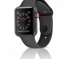 Apple Sport Watch Series 3 | 38mm - LTE Cellular (Space Gray Aluminum Black Sport)